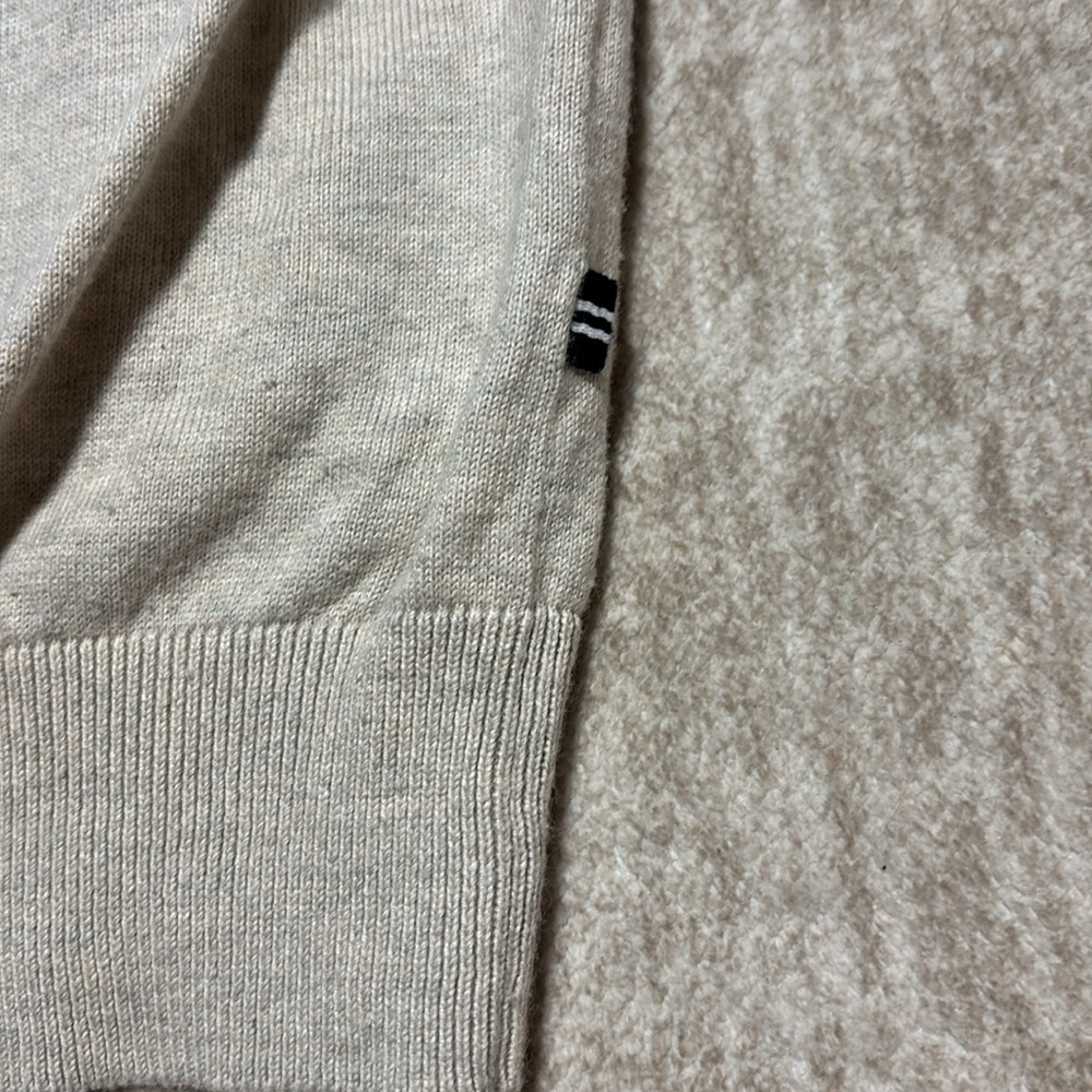 Men's XXL Nautica Oatmeal sleeveless sweater vest V neck - Picture 5 of 6